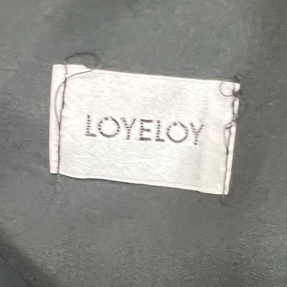 Loyeloy V Neck Chiffon Short Sleeve High Slit Pleated Front Formal Bridesmaid 22 - Picture 5 of 11